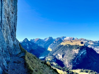 Blick zum Säntis